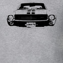 1968 AMX Grill View Light Color Shirt