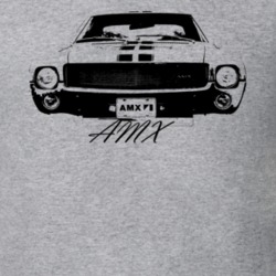 1969 AMX Grill and Model Name Light Color Shirt