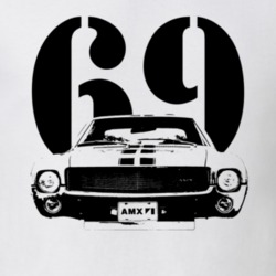 1969 AMX Grill and Year Light Color Shirt