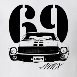1969 AMX Grill Year and Model Name Light Color Shirt