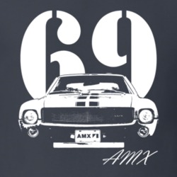 1969 AMX Grill Year and Model Name Dark Shirt