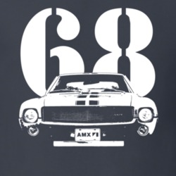 1968 AMX Grill with Year Dark Shirt
