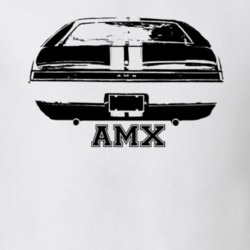 1968 AMX Rear View With Model Name Light Color Shirt