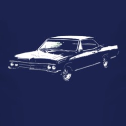 1966_BUICK_WILDCAT_Side_White_Graphic T Shirt