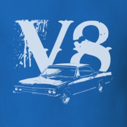 1966_BUICK_WILDCAT_Side_White_Graphic_V8 T Shirt