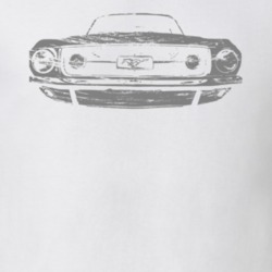 1967_Fastback_Grill_Black_Graphic T Shirt