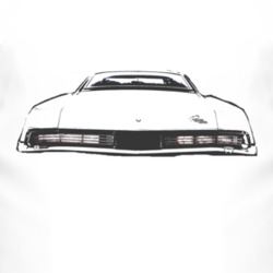 1967_BUICK_ RIVIERA_Rear_Black_Graphic T Shirt