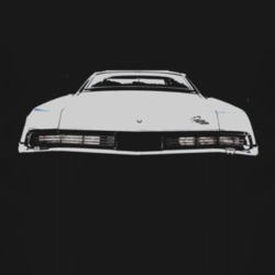1967_BUICK_ RIVIERA_Rear_White_Graphic T Shirt