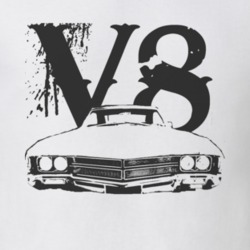 1967_BUICK_WILDCAT_Grille_Black_Graphic_V8 T Shirt