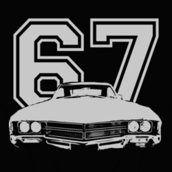 1967_BUICK_WILDCAT_Grille_White_Graphic_Year T Shirt