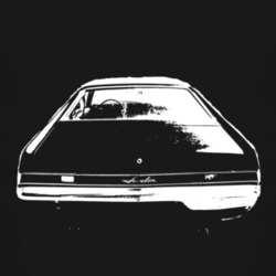 1968_AMC_Javelin_Rear_White_Graphic T Shirt
