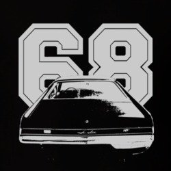 1968_AMC_Javelin_Rear_White_Graphic_Year T Shirt