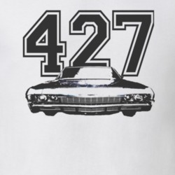 1968_CHEVY_ BISCAYNE_Grille_Black_Graphic_Engine_Size T Shirt