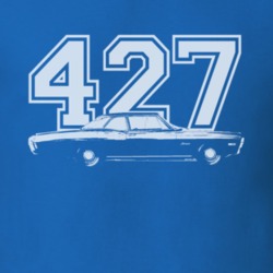 1968_CHEVY_BISCAYNE_Side_White_Graphic_Engine Size T Shirt