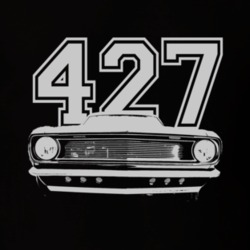 1968 CHEVY CAMARO SS Grill White Graphic Engine Size T Shirt