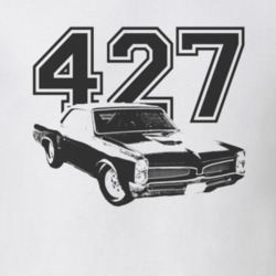 1968_CHEVY_CAMARO_SS_Side_Black_Graphic_Engine Size T Shirt