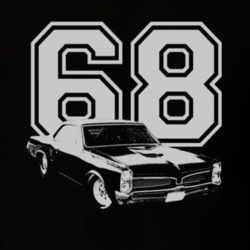 1968_CHEVY_CAMARO_SS_Side_White_Graphic_Year T Shirt