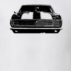 1968_Chevy_Camaro_Z28_Grill_View_Black_Graphic T Shirt
