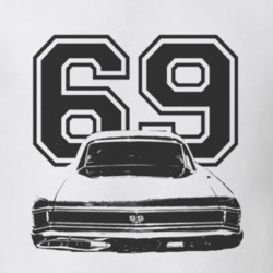 1969_AMC_Rambler_Black_Graphic_Rear_Year T Shirt