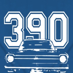 1969 AMC Rambler Grill White Graphic Engine size T Shirt