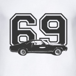 1969_BUICK_RIVIERA_Side_Black_Graphic_Year T Shirt
