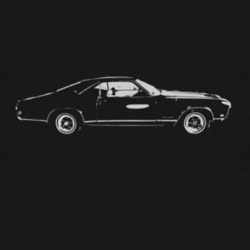 1969_BUICK_RIVIERA_Side_White_Graphic T Shirt