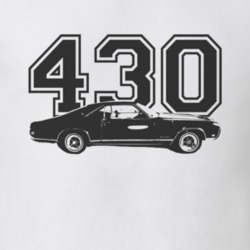 1969_BUICK_RIVIERA_Side_White_Graphic_Engine_Size T Shirt