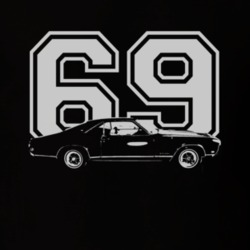 1969_BUICK_RIVIERA_Side_White_Graphic_Year T Shirt
