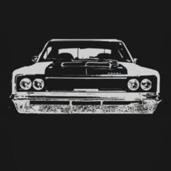 1970 AMC REBEL Grill White Graphic T Shirt