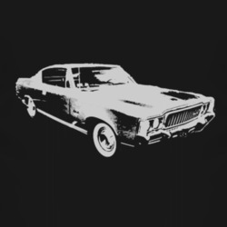 1971_AMC_ MATADOR_Side_White_Graphic_ T Shirt