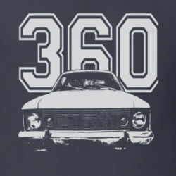 1971 AMC HORNET Grill White Graphic Engine Size T Shirt