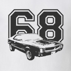 1968 AMC Javelin Side Year Light Color Shirt