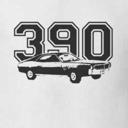 1968 AMC Javelin SST  With Engine Size Light Tee T Shirt