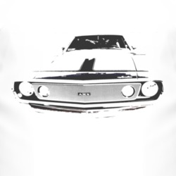 1971 AMC JAVELIN Grill Black Graphic T Shirt