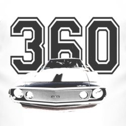 1971 AMC JAVELIN Grill Black Graphic Engine Size T Shirt
