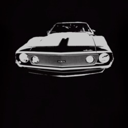 1971 AMC JAVELIN Grill White Graphic T Shirt
