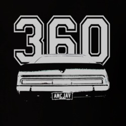 1971_AMC_JAVELIN_Rear_White_Graphic_Engine Size T Shirt