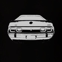 1973_AMC_ JAVELIN_Rear_White_Graphic T Shirt