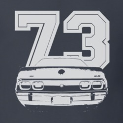 1973_AMC_ JAVELIN_Rear_White_Graphic_year T Shirt
