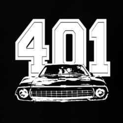 1973_AMC_Javelin_grill_white_graphic_engine size T Shirt