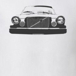 1975_Volvo_Grill_Black_Graphic T Shirt