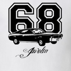 1968 AMC Javelin Side Year Model Light Color Shirt