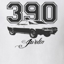 1969 AMC Javelin Side Engine Size Model Light Color Shirt