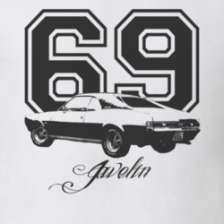 1969 AMC Javelin Side Year Model Light Color Shirt