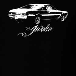 1969 AMC Javelin Rear View Model Dark Color Shirt