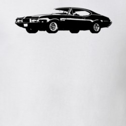 1968 442 Side View Light Color Shirt