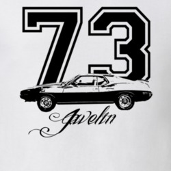 1973 AMC Javelin Side Year Model Light Color Shirt