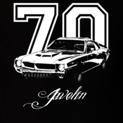 1970 Amc Javelin Year Model Dark Color Shirt