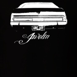 1971 AMC JAVELIN Rear Model Dark Color Shirt