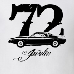 1972 AMC Javelin Side Year Model Light Color Shirt